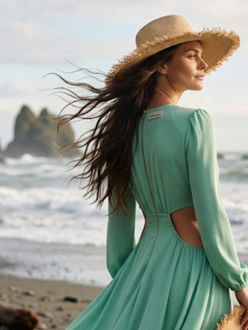 Elegant "Chic Moment" Maxi Dress with Cutouts (CBR Boutique) US 14-16